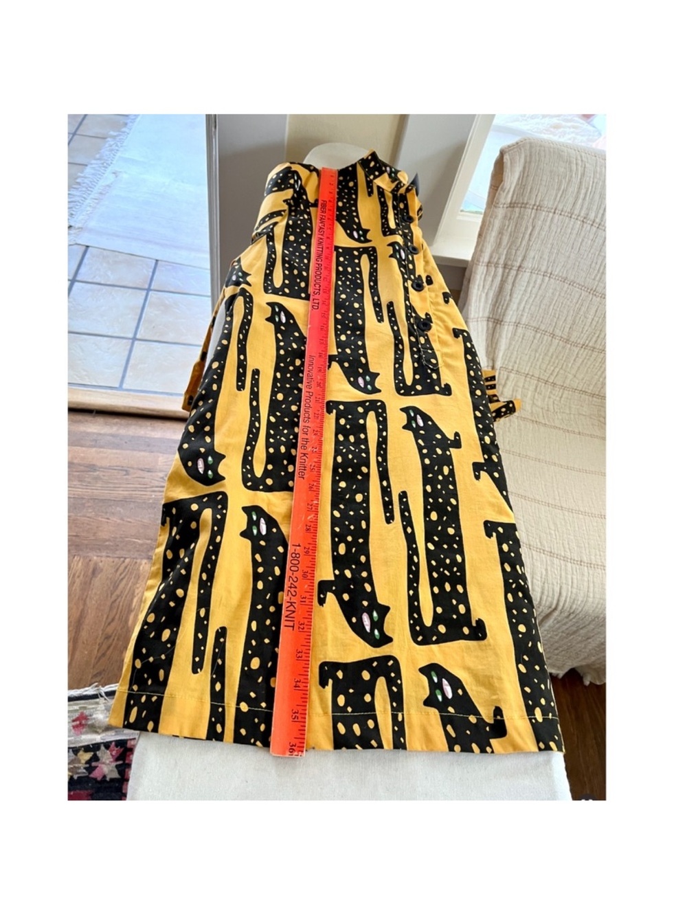 Nooworks Nico dress/tunic in yellow/black Long Cat - Picture 4 of 10